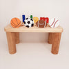 WOO 001 Kids Wooden Puzzle Name Stool