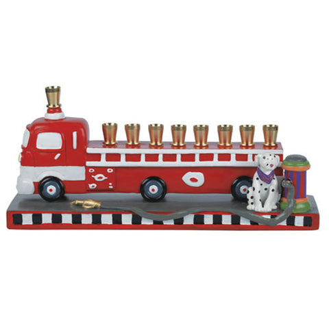 AVI 002 Firetruck Menorah 23980