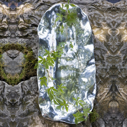Pewter VENTO Long Oval Tray (large)