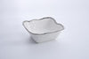 PB 005 Salerno Porcelain Large Square Salad Bowl 2253W