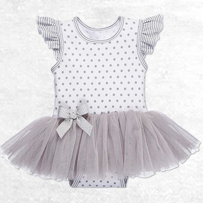 GNZ 013 Infants Girls Diaper Shirt Tutu ER58078