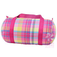 OHM 015 Popsicle Plaid Medium Duffel 102