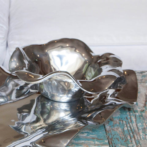 Pewter VENTO Lola Round Bowl (small)