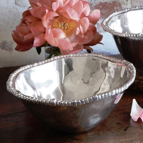 Pewter ORGANIC Nova Pearl Bowl (large)