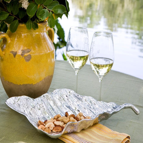 Pewter GARDEN Autumn Leaf (medium)