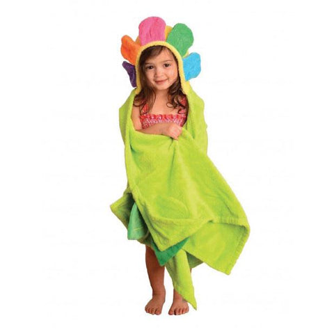 ZOO 022 Toddler Hooded Towel Flora the Flower ZOO022