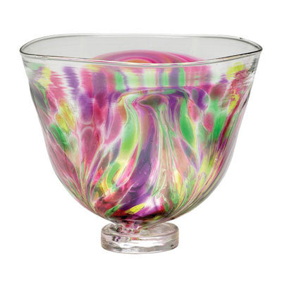 KIT 004 Small Glass Bowl Feather - Winter Carnival TT-CBFE-04-WC