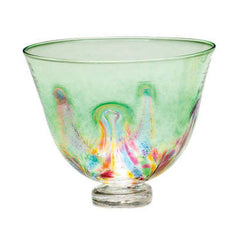 KIT 001 Small Glass Bowl Art Nouveau - Green TT-ANCB-04-GR