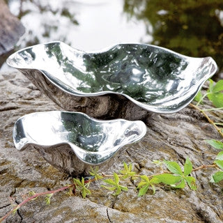 Pewter VENTO Oval Bowl (medium)