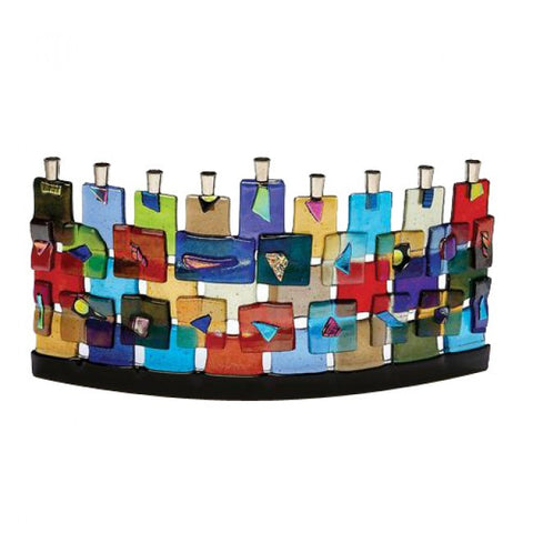 TB 008 Curved Western Wall Menorah 355