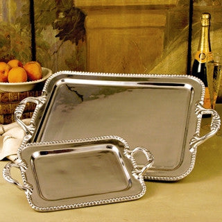 Pewter PEARL david tray (large)