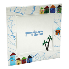TB 020 Houses Matzah Tray 430