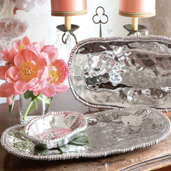 6127 ORGANIC PEARL Nova Pearl Oval Tray (medium)