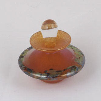 ART 010 Flat Perfume Bottle Orange Monet 505