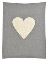 MER 005 Baby/kids Blanket MB-BB22 Grey Heart