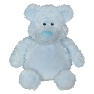 EB 002 Embroidered Blue Teddy Bear