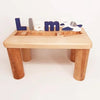 WOO 001 Kids Wooden Puzzle Name Stool