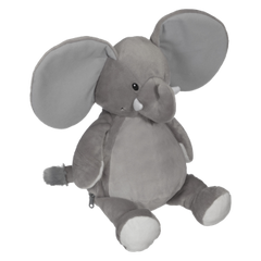EB 015 Embroidered Elephant Grey