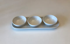 SC 013 3 Dip Bowls and Tray