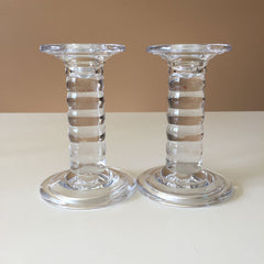SC 002 Glass Candlesticks set of 2 CP78475