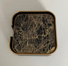 TT 001 Set of 4 Coasters Savoy Gold Trim 903177