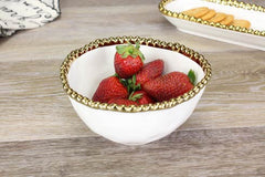 PB 015 Golden Salerno Small Bowl 1717WG