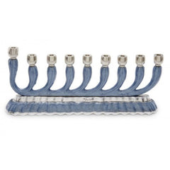 JK 004 Peony 5.5" Menorah (blue)