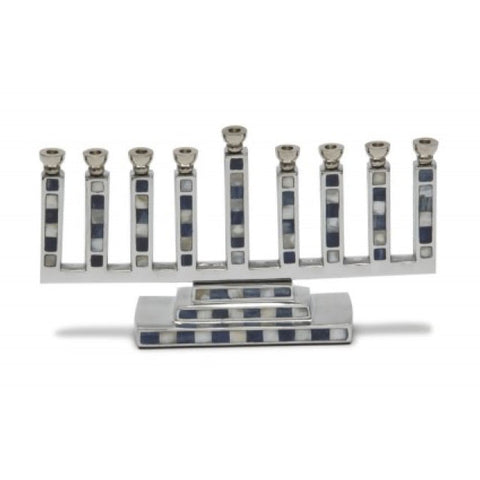 JK 002 Classic 7" Menorah (blue)