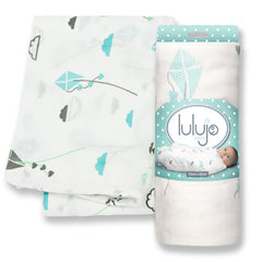 LUL 017 Swaddler Blue Kites LJ100