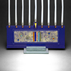 BEA 006 Stellar Blue Menorah JM64