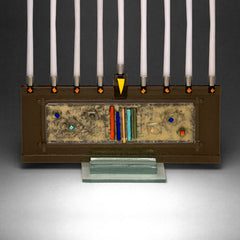 BEA 005 Stellar Bronze Menorah JM65