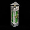JS 015 Contemporary Triangle Wedding Shards Mezuzah With Kosher Scroll