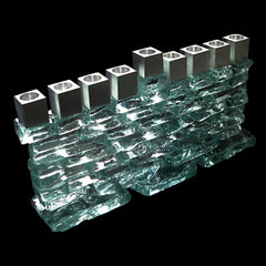 VER 002 Wall Clear Menorah