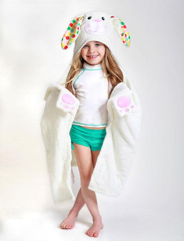 ZOO 011 Toddler Hooded Towel Bella the Bunny ZOO011