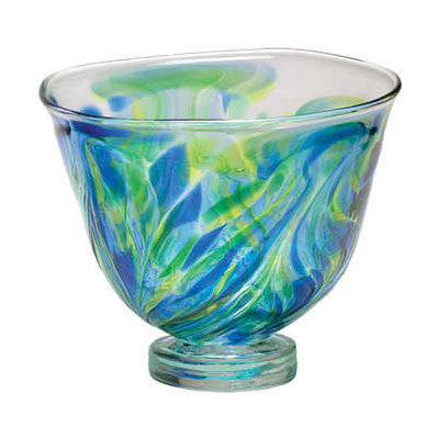 KIT 005 Small Glass Bowl Feather - Oceania TT-CBFE-04-OC