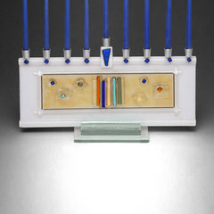 BEA 007 Stellar White Menorah JM63